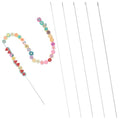5 PCS Beading Needles for Jewelry Making, 6.7 Inches Bead Needle, 5 Thickness Styles Bead Spinner for Jewelry Making, Beaded Bracelets, Necklaces (0.4|0.5|0.6|0.7|0.8mm)