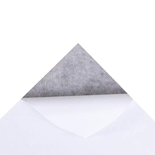 Mandala Crafts 9X12 20 Gray Self Adhesive Felt Sheets with Sticky Backing - color: Gray