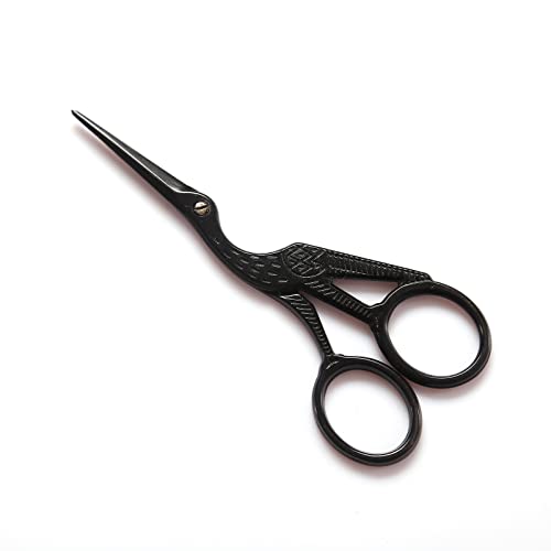 4.5 Inch Vintage Stork Embroidery Scissors