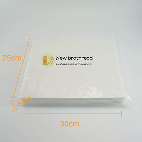 New brothread Cut Away Embroidery Stabilizer 10"x12" - 100 Precut Sheets - size: 10"x12" 100 sheets