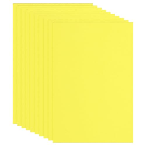 PATIKIL EVA Foam Sheet 10Pcs 12x8 Inch 2mm Thick Yellow - color: Yellow