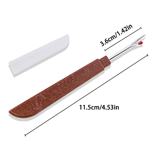 12 Pcs Sewing Seam Rippers Plastic Thread Cutter Handy Stitch Ripper Tag Sewing Thread Removers Crafting Removing Threads Stitch Ripper Sewing Tools for Needle Work Patterns and Clothes