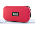 Insulin Cooler Travel Case TSA Approved 2*180g Ice Pack,Temp Display - color: Red