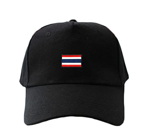 Uijokdef 2 PCS Asia Flag Patches Hook and Loop Fastener Embroidered Tactical Military National Asia Patch (Thailand) - color: Thailand