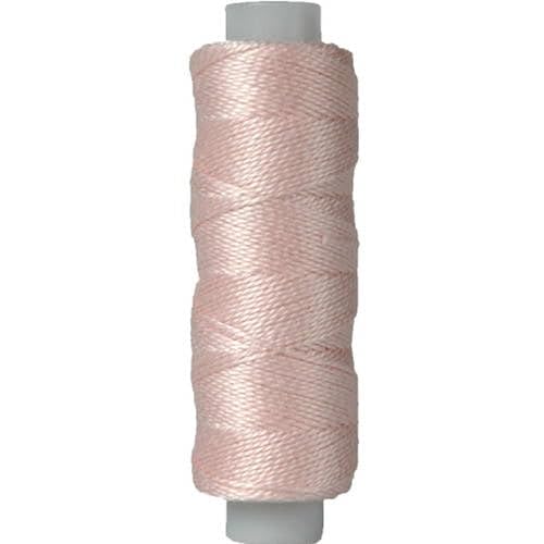ThreadArt Pearl Cotton Thread Size 8, 75yd, Baby Pink 818 - color: BABY PINK