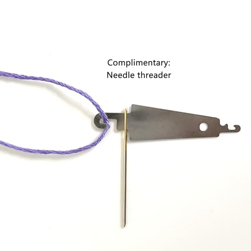 Zhenqing 50 Pack Size 24 Blunt Tapestry Needles with Metal Threader - color: 24# (50pcs+1pc Needle Threader)