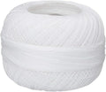 Handy Hands Lizbeth Egyptian Cotton Crochet, Tatting, Knitting Thread Lace 10 Grams HH80601, Snow White, Size 80/184 Yards (Pack of 5) - size: Size 80/184 yards (Pack of 5)