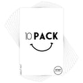 Golden State Art 11x17 White Uncut Picture Mats Matboards, Pack of 10 - size: 11x17