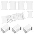 200 Pcs Embroidery Floss Bobbins, Embroidery Thread Storage Floss Holder Supplies Bobbins for Cross Stitch Embroiderys Cotton Thread(Paper)