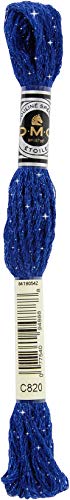 DMC 6-Strand Etoile Embroidery Floss 8.7yd - Very Dark Royal Blue - color: Blue