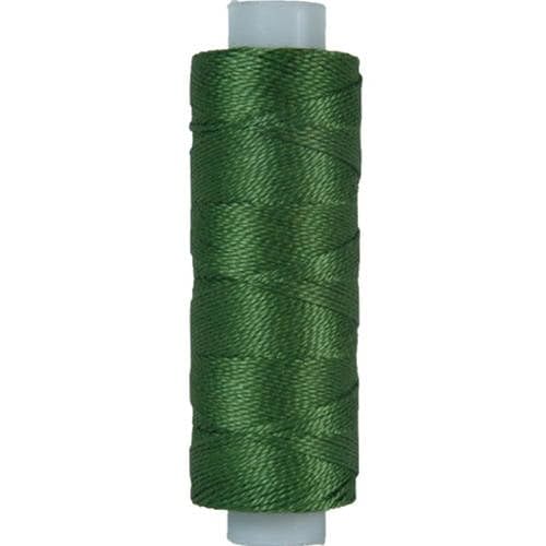 ThreadArt Pearl Cotton Thread Size 8, 75yd, Dark Hunter Green 3345 - color: DK HUNTER GREEN