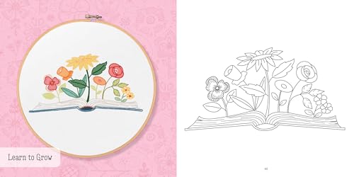Garden of Stitches: 30 Floral Embroidery Patterns to Brighten Your Day