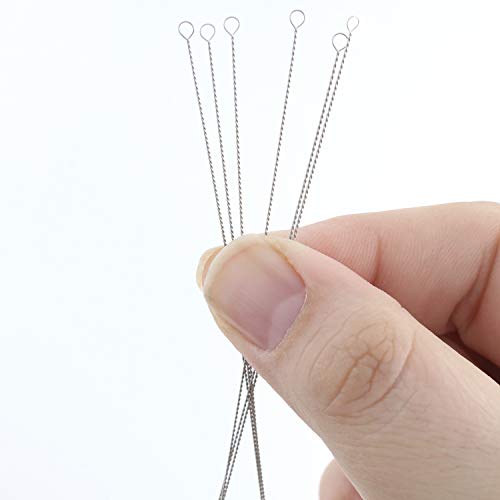 Griffin Soft Twisted Wire Needles, Fine Flexible Beading Needle, Pack of 25, Large Round Eye and Easy to Thread, Collapsible Eye Holds Threads, German Made, Use for Pearl Knotting and Silk Cord