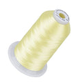 Simthread Embroidery Machine Thread 5000M 40WT Polyester, Cream Brown 010 - color: CreamBrown010