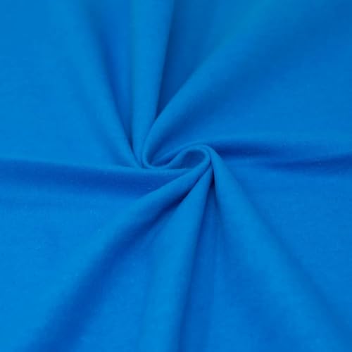 RTC Fabrics 42"/43" Wide 100% Cotton Flannel DIY Crafting, Quilt, Sewing Fabric 2 Yard precut, Blue - color: Solid Turquois Blue, size: 2 yard pre cut