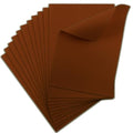 12 Pcs Felt Sheets, 7x11 Inch Stiff Felt for Crafts DIY, Brown - color: Brown