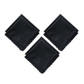 6 Pack of Ladies Embroidery Cotton Handkerchiefs Lace Wedding Hankies - color: A01-6pcs Black