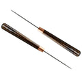 2 Pcs Leather Scratch Awls Tool, Sewing Awl Tool with Wooden Handle