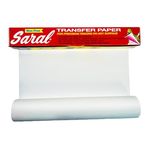 White SARAL TRANSFER PAPER-Tracing-Sketch-Drawing-Craft
