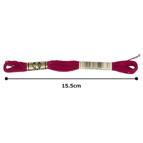 DMC 6-Strand Embroidery Cotton Floss, Very Dark Raspberry - style: #777 Red