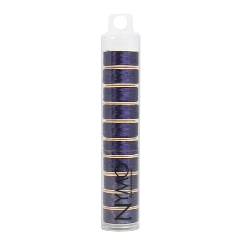 The Beadsmith Nymo Thread, Made of Nylon - size: Size D, 64 Yards, style: Dark Purple