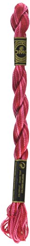 DMC 115 5-107 Pearl Cotton Thread, Variegated Carnation, Size 5 - color: Variegated Carnation
