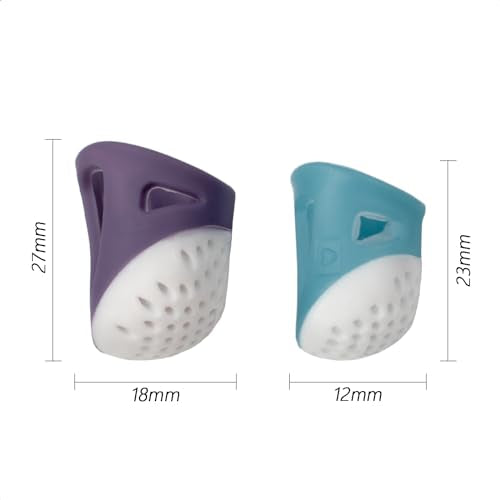 FIKLOTA 2 PCS Thimble Finger Protector