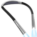 Gritin Book Light, Eye Caring 4-Color&5-Brightness Neck Light Reading Light - color: Gray, size: Upgraded