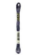 DMC 117-317 Mouline Stranded Cotton Six Strand Embroidery Floss Thread, Pewter Gray, 8.7-Yard - color: Grey, size: 8.7 yards