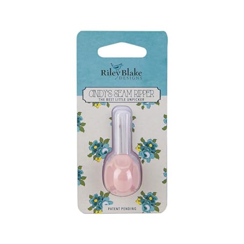 Cindy’s Assortment of Ergonomic Seam Rippers from Riley Blake Designs, Small and Medium/Large (Small Pink)