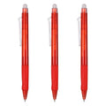 PATIKIL 3pcs Erasable Gel Pens 0.5mm Fine Point Retractable Heat Dark Red - color: Dark Red