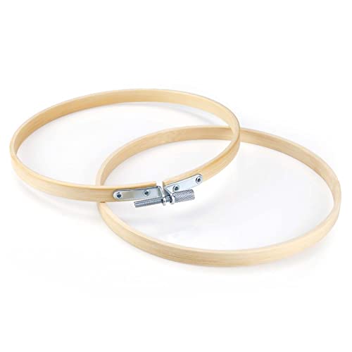 Caydo 12 Pieces 7 Inch Embroidery Hoops, Cross Stitch Hoops - style: 7 Inch