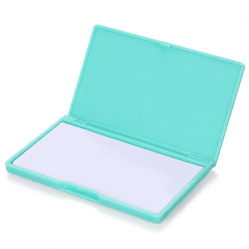 Magnetic Needle Case, Rectangle Light Green Needle Holder for Sewing Knitting Crochet, Secure Embroidery Organizer, Needlepoint Accessories & Needle Minder Magnet Storage Case - color: Light Green