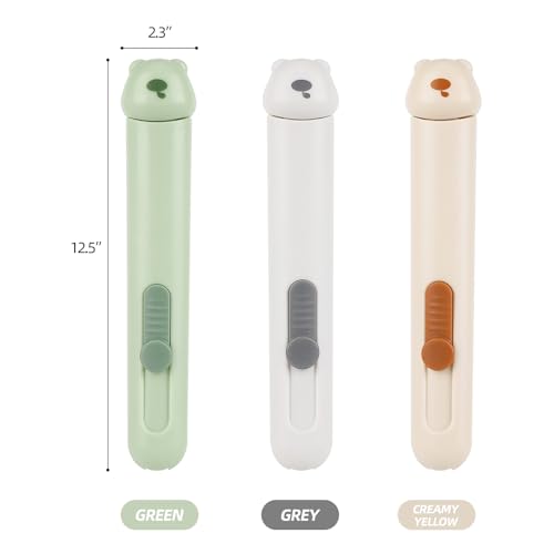 3Pcs 3 in 1 Needle Threader Seam Ripper, Automatic Needle Threaders with 3 Needles Storage for Hand Stitching, Seam Rippers for Sewing Stitch Remover Tool