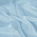 Light Blue Organza Fabric by The Yard, 44" Wide Sheer Fabric 5 Yards - color: Light Blue, size: 5 yard pre cut