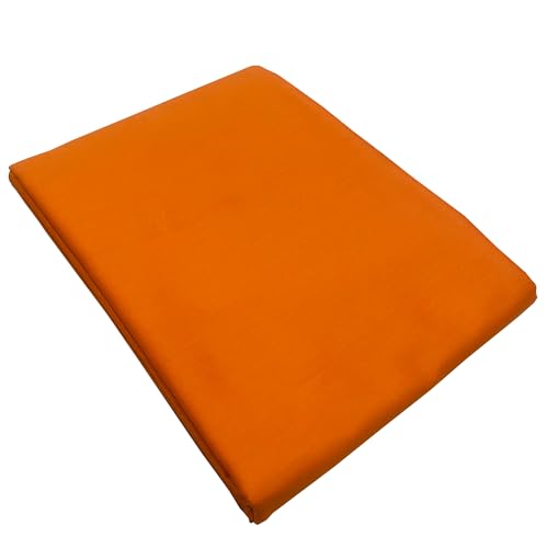 Cotton Quilting Fabric by The Yard for Sewing Width 64" Orange 1 Yard - color: Orange, size: 1Yard