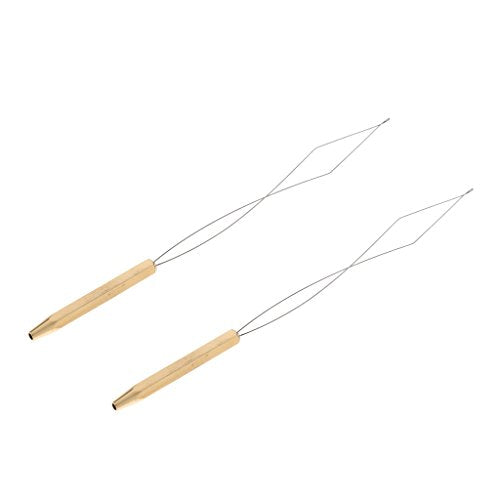 2 Pieces Fly Tying Bobbin Threader Half Hitch