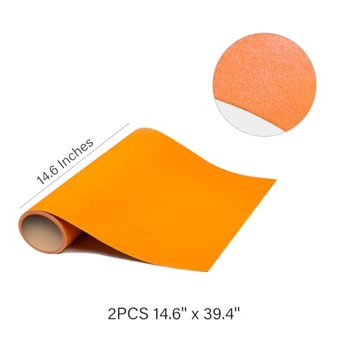 Mesheshe 2PCS Self Adhesive Felt Fabric,Soft Velvet Drawer Liner,DIY Velvet Fabric for Art & Crafts,Jewelry BoxFelt Liner,Solid Color Felt Wallpaper (14.6''x39.4'',Yellow) (XHMSS23-2pcsDaHao-Yellow) - color: Yellow