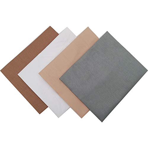 Fabric, 8 pcs/lot Fat Quarter Fabric Bundles Top Cotton 19.69" x 19.69" (50cm x 50cm) Quilting Cotton Craft, Pre-Cut Squares Sheets for Patchwork Sewing Quilting Crafting, Solid Color. - color: M-6