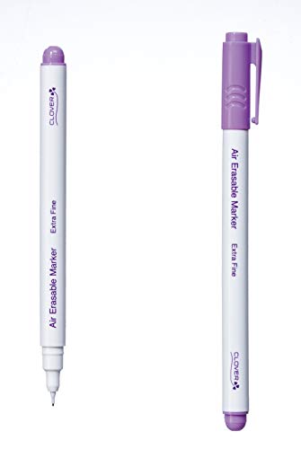Clover 5030 Extra Fine Air Erasable Marker, Purple, 1 Count (Pack of 1)