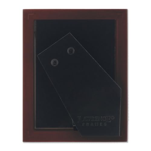 Lawrence Frames 755923 Espresso Wood Picture Frame, 2.5 by 3.5-Inch, Dark Walnut - color: Dark Walnut, size: 2.5x3.5