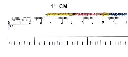 Multi-Color Aari Work Embroidery Needle Set Pack of 5 Fine Hook Needles for Zardozi, Maggam, Crochet & Designer Stitching