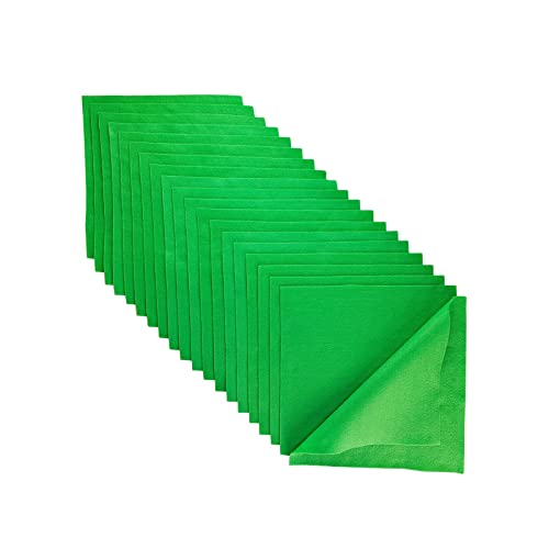 Jtnohx Soft Fluorescent Green Felt Sheets Flexible Felt Fabric for Crafts - color: Fluorescent Green