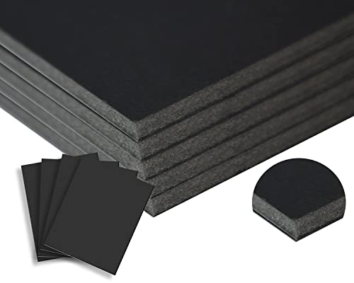 Black Foam Board 5x7 5PK. 3/16 Thick Black Foam Core Board Large 5x7 Black Poster Board. Foamcore – Quality Alternative for Black Cardboard, Polystyrene Rigid Foamboard Large Foamcore Backing - size: 5x7 5 Pack, style: 3/16" Black