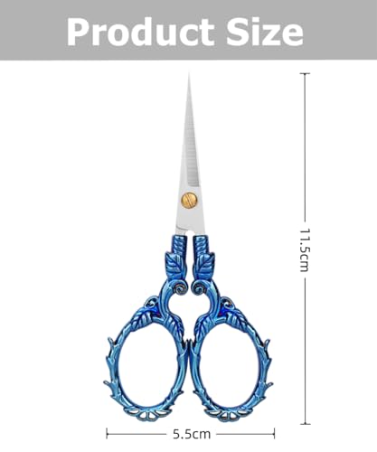 Small Sharp Sewing Embroidery Scissor Precision Detail Scissors for Crafting Needlepoint Cross Stitch Artwork Thread Snips