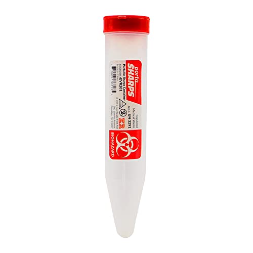 Ever Ready First Aid Porta Sharps Transportable Sharps Container with Locking Mechanism - 3 Count - size: 3 Count