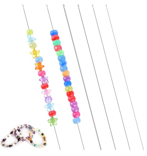 Bead Needles for Jewelry Making, 8 Pcs Beading Needles