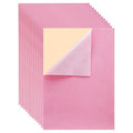 Mesheshe 10 Self Adhesive Felt, DIY Peel & Stick Fabric for Art & Crafts, Drawer/Jewelry Box Liner, A4 Size (Pink) - color: Pink, size: 10PCS