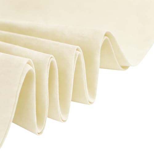 Felt Fabric 18" X 36" (Ivory) - color: Ivory, size: 18" X 36"