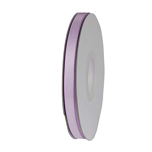 ITIsparkle 1/4" Inch Double Faced Satin Ribbon 50 Yards-Roll Set for Gift Wrapping Scrap Books Party Favor Hair Braids Baby Shower Decoration Floral Arrangement Craft Supplies, Lilac Mist Ribbon - color: Lilac Mist